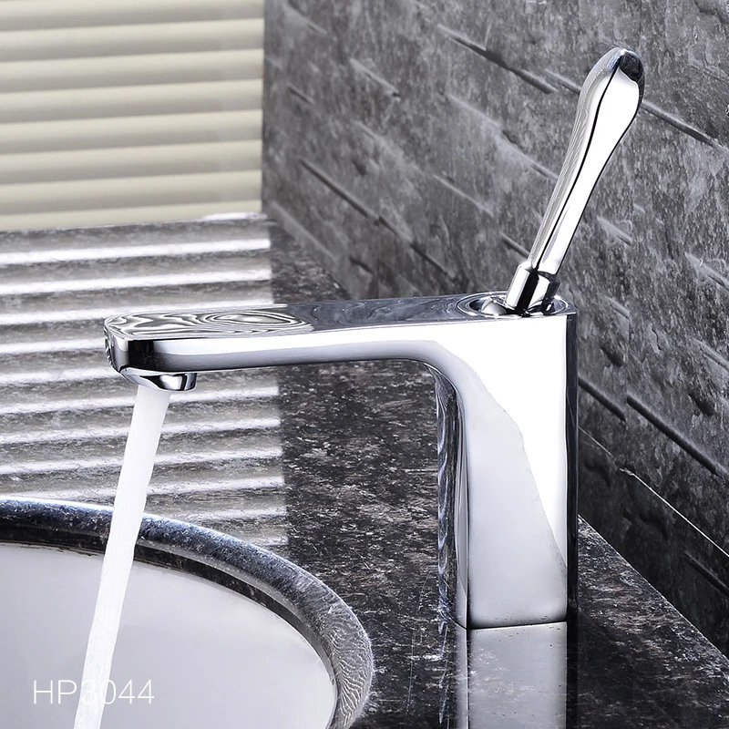 High Quality Single Handle Hot Cold Water Faucet Chrome Brass Basin Faucet Bathroom Water Tap Mixer
High Quality Single Handle Hot Cold Water Faucet Chrome Brass Basin Faucet Bathroom Water Tap Mixer