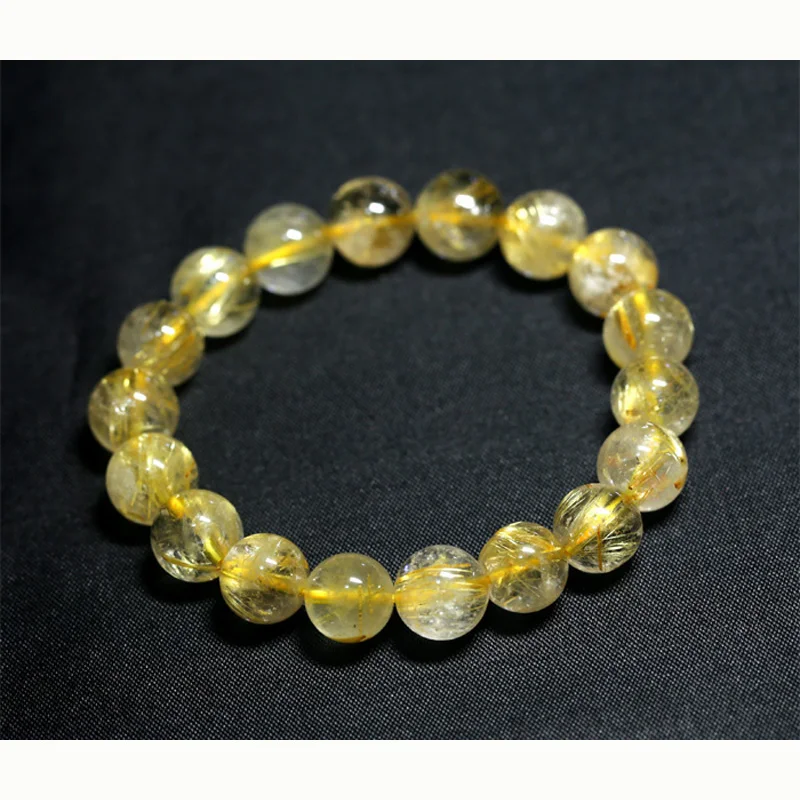 Natural Genuine Yellow Titanium Gold Hair Needle Rutile Quartz Rutilated Finished Stretch Bracelet Round Jewelry Beads
Natural Genuine Yellow Titanium Gold Hair Needle Rutile Quartz Rutilated Finished Stretch Bracelet Round Jewelry Beads