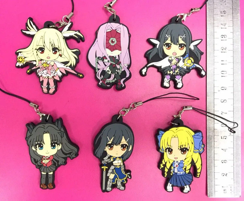 G464 Fate stay night/ Random Send Original Japanese anime figure rubber Silicone mobile phone charms/key chain/strap
G464 Fate stay night/ Random Send Original Japanese anime figure rubber Silicone mobile phone charms/key chain/strap