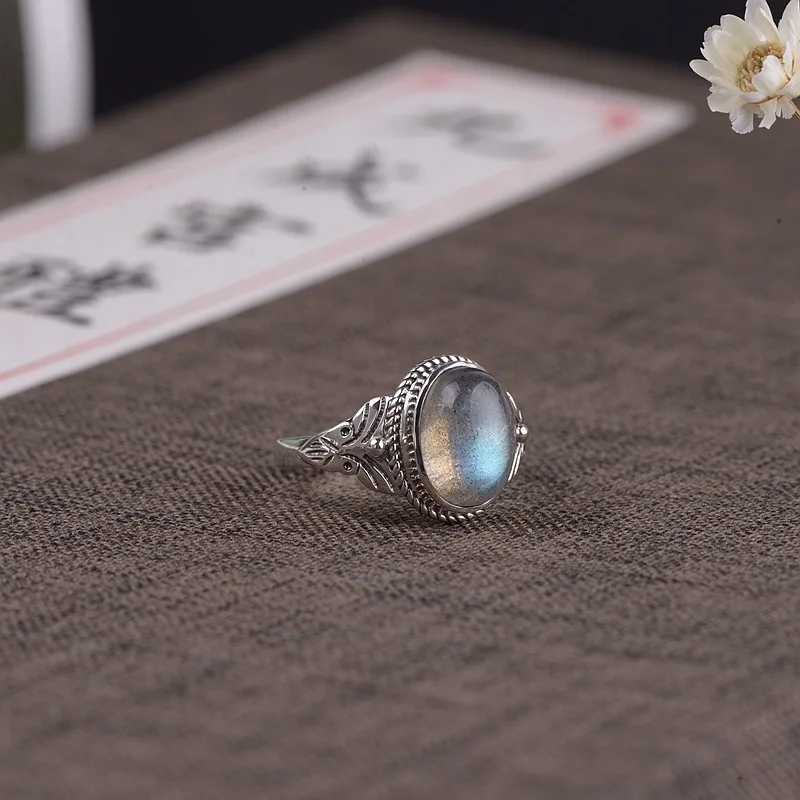 silver restoring ancient ways is the process for women fashion Thai silver, silver set moonlight stone ring labradorite
silver restoring ancient ways is the process for women fashion Thai silver, silver set moonlight stone ring labradorite