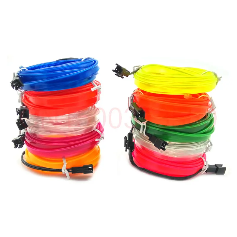 2M Cold Light Blue Red Yellow Orange Pink Green White EL Wire Flexible Neon Light Car Decorate With Cigarette lighter Drive
2M Cold Light Blue Red Yellow Orange Pink Green White EL Wire Flexible Neon Light Car Decorate With Cigarette lighter Drive