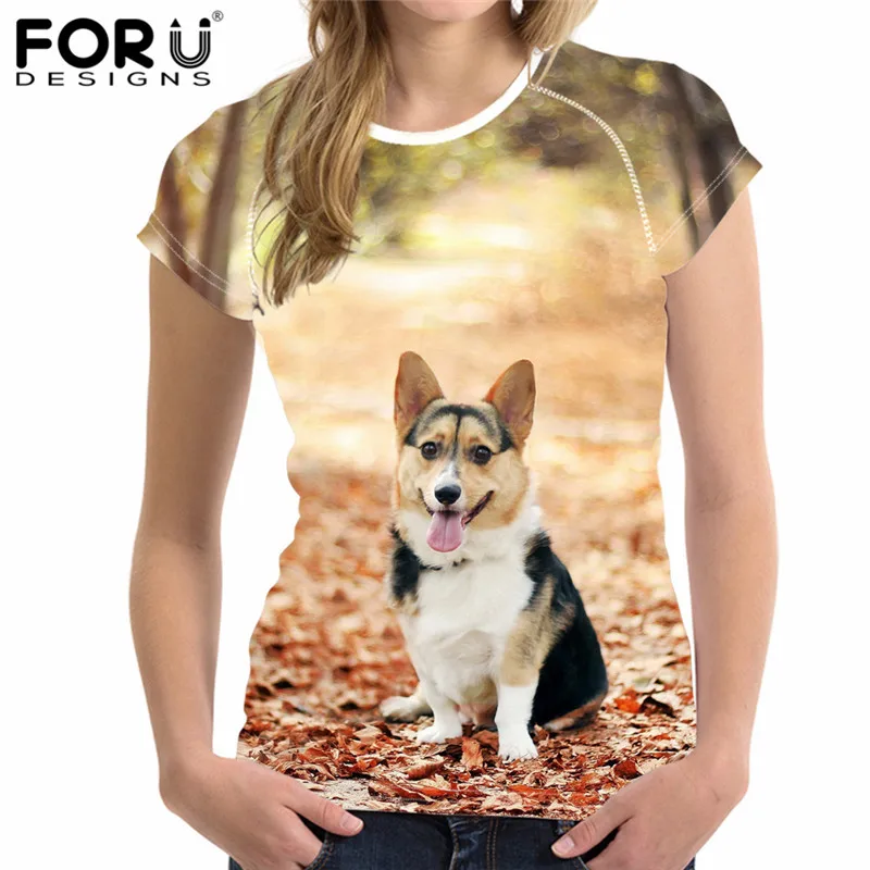 FORUDESIGNS Cool Husky Printing Short Sleeve Women's T Shirt Casual Summer Breathable Lady T-shirts Comfort O-neck Tee Shirts
FORUDESIGNS Cool Husky Printing Short Sleeve Women's T Shirt Casual Summer Breathable Lady T-shirts Comfort O-neck Tee Shirts