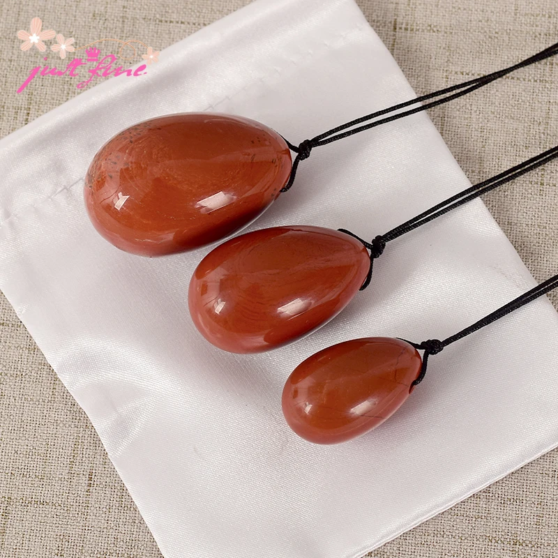 Birth Ball 3 pcs Drilled Natural Red Jasper Yoni Egg Pelvic Kegel Exercise Tightening Vaginal Muscle Ben Wa Jade Eggs for Women
Birth Ball 3 pcs Drilled Natural Red Jasper Yoni Egg Pelvic Kegel Exercise Tightening Vaginal Muscle Ben Wa Jade Eggs for Women
