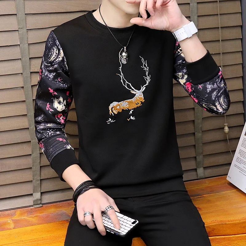 2018 hoodies men sleeves trend autumn long-sleeved men's hoodies casual slim round neck shirt
2018 hoodies men sleeves trend autumn long-sleeved men's hoodies casual slim round neck shirt
