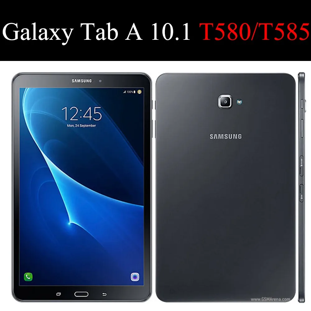 Ультра тонкий смарт кожаный чехол для Samsung Galaxy Tab A A6 10 1 2016 SM T580 T580N T585 T585C Tablet крышка