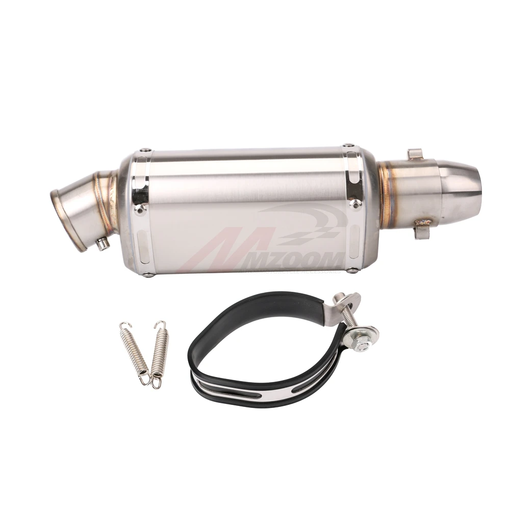 Universal Motorcycle Exhaust Muffler Pipe Escape Moto CB400 CBR125 CBR600 YZF Z750 Z800 Z1000 TMAX530 MT07 | Автомобили и