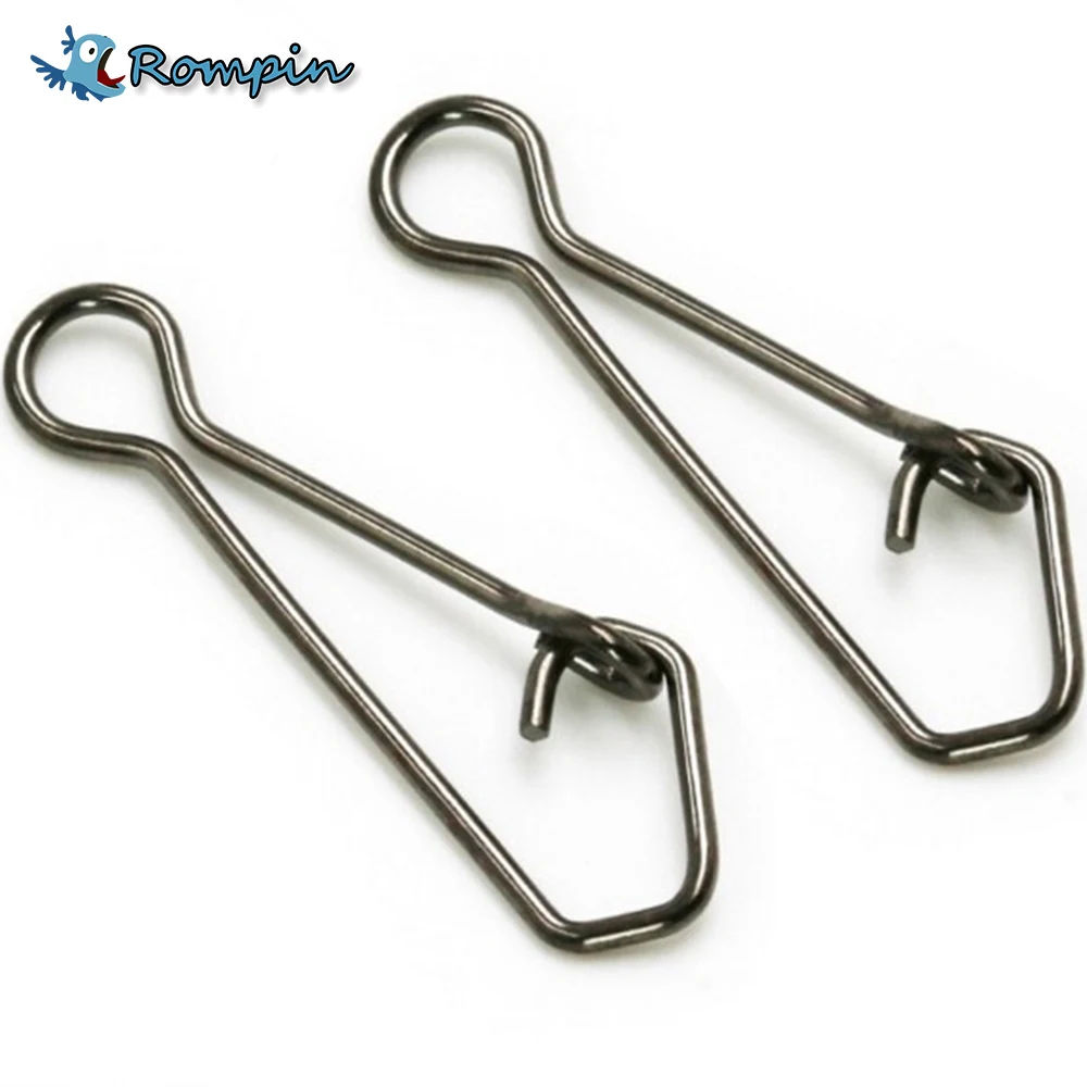 Rompin 50pcs Stainless Steel Fishing swivels Hooked Snaps size0-6 Fishing Hook Line Connector sea Swivel Rolling Snap
Rompin 50pcs Stainless Steel Fishing swivels Hooked Snaps size0-6 Fishing Hook Line Connector sea Swivel Rolling Snap