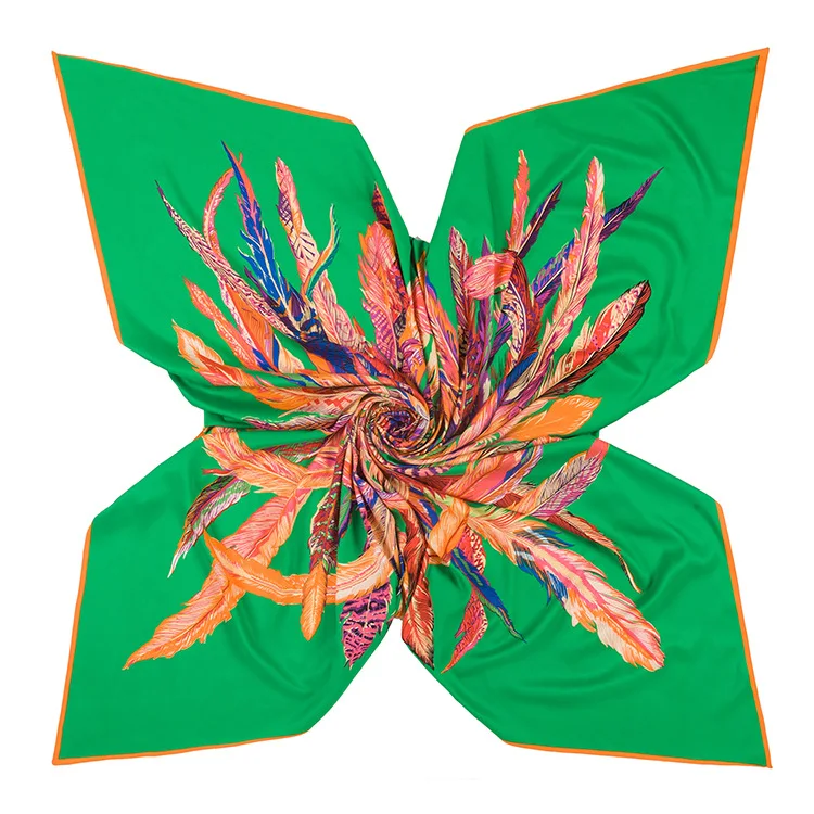 130cm*130cm Women 2022 New Fashion Silk Euro Brand Indian Feather Crown Print Square Scarf Horse Print Hot Sale Femal Wrap
130cm*130cm Women 2022 New Fashion Silk Euro Brand Indian Feather Crown Print Square Scarf Horse Print Hot Sale Femal Wrap