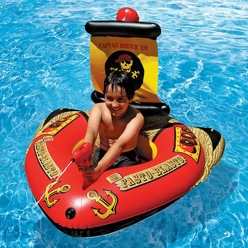 Inflatable Pirate Boat Children Summer Swimming Pool Toy Oversized Floats Water Toy Beach Air Raft For Kid With Free Air Pump
Inflatable Pirate Boat Children Summer Swimming Pool Toy Oversized Floats Water Toy Beach Air Raft For Kid With Free Air Pump