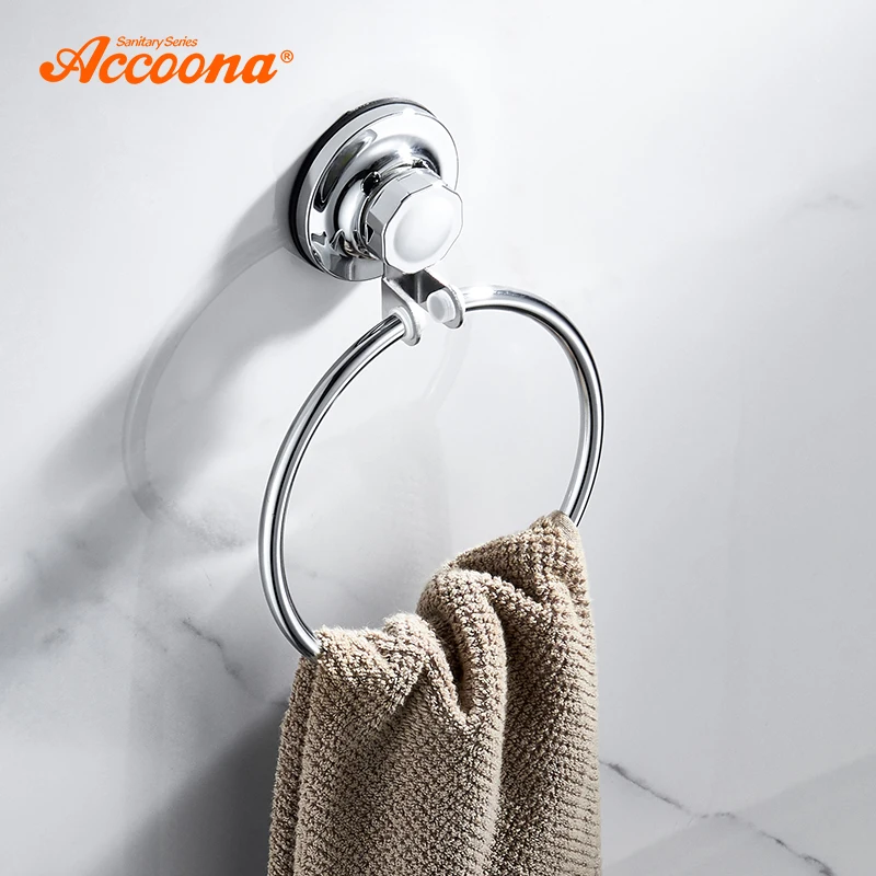 Accoona Bath Towel Ring Round Style Wall Mounted Towel Rings Holder Hanger Bathroom Chrome Towel Rings A11408
Accoona Bath Towel Ring Round Style Wall Mounted Towel Rings Holder Hanger Bathroom Chrome Towel Rings A11408