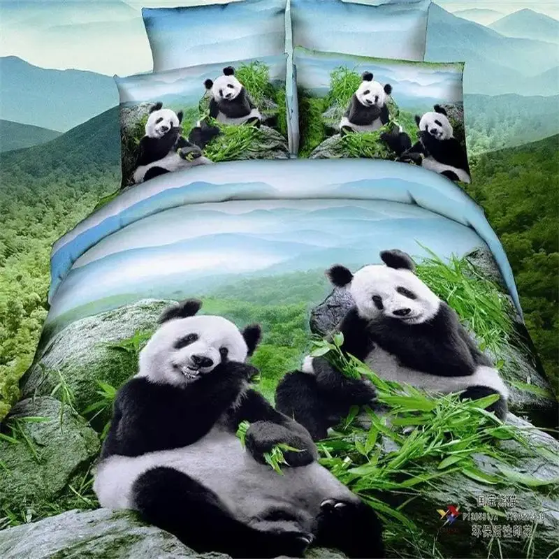3d Panda Green Bamboo Blue Sky Bedding Set Queen Size 100% Cotton Fabric Duvet Cover Set Bed Sheets Pillowcase
3d Panda Green Bamboo Blue Sky Bedding Set Queen Size 100% Cotton Fabric Duvet Cover Set Bed Sheets Pillowcase