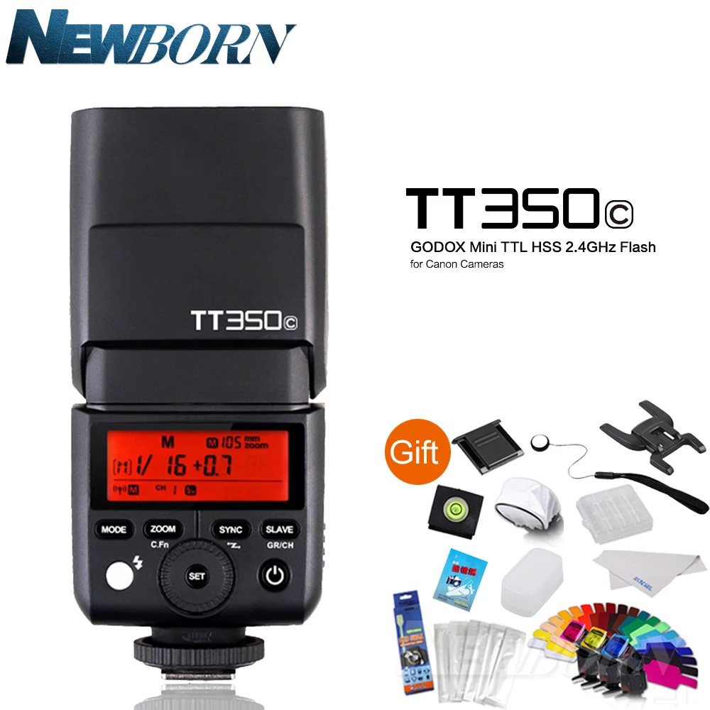 GODOX TT350C Mini Flash Speedlite 2.4G TTL GN36 for Canon 5D Mark III/IV 80D 70D 7D 6D 760D 750D 700D 60D 600D 7D 6D 5DIV
GODOX TT350C Mini Flash Speedlite 2.4G TTL GN36 for Canon 5D Mark III/IV 80D 70D 7D 6D 760D 750D 700D 60D 600D 7D 6D 5DIV