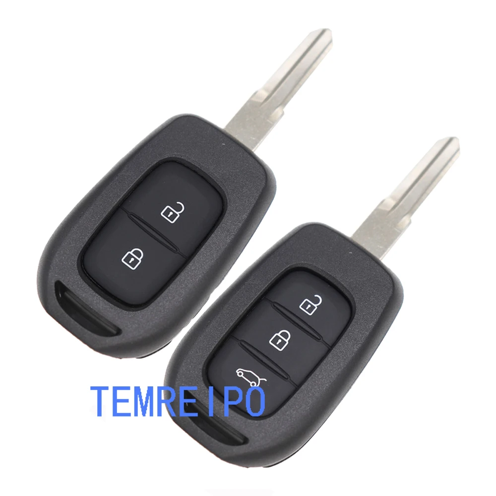 10 шт./лот 2/3 Кнопка Новый пульт дистанционного ключа оболочка для Renault Duster Брелок