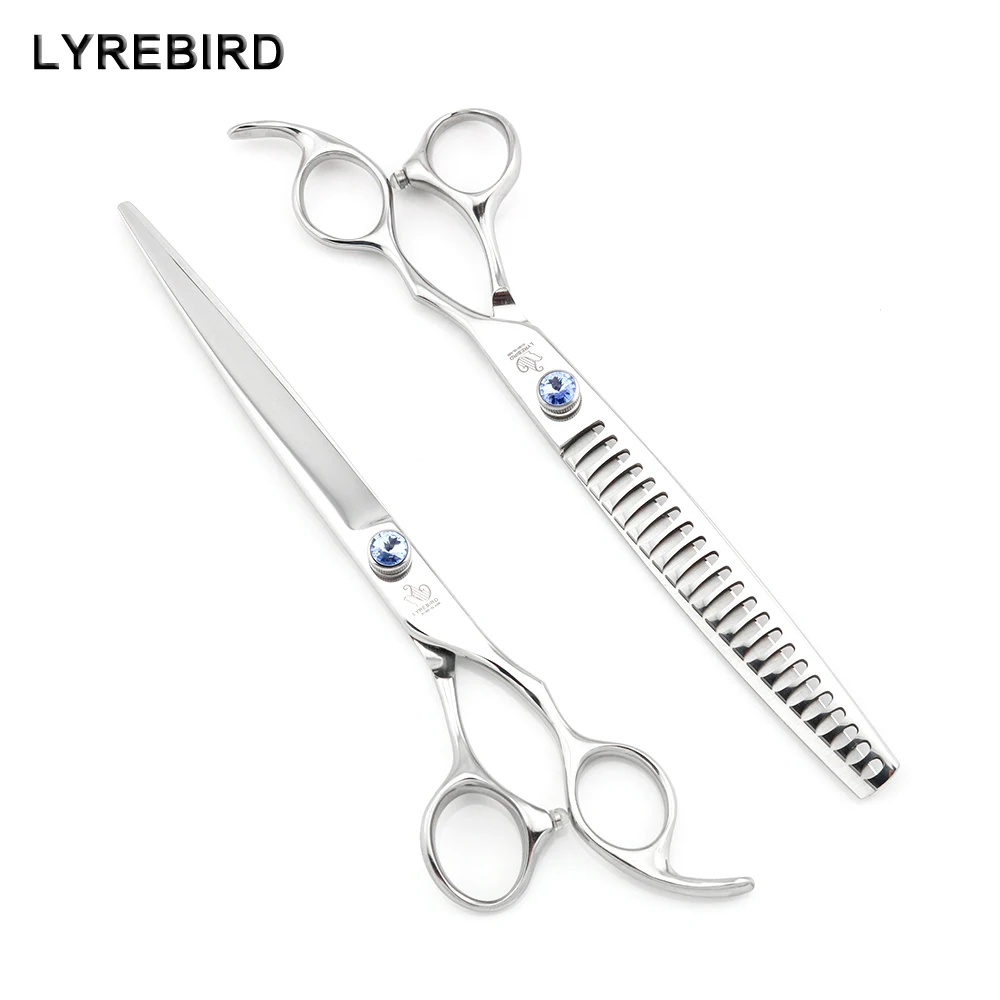 Pet Dog Grooming Scissors 8 Inch Pet Grooming Scissors with Blue GEM Big Tooth F119 Lyrebird HIGH CLASS Simple Pack NEW
Pet Dog Grooming Scissors 8 Inch Pet Grooming Scissors with Blue GEM Big Tooth F119 Lyrebird HIGH CLASS Simple Pack NEW