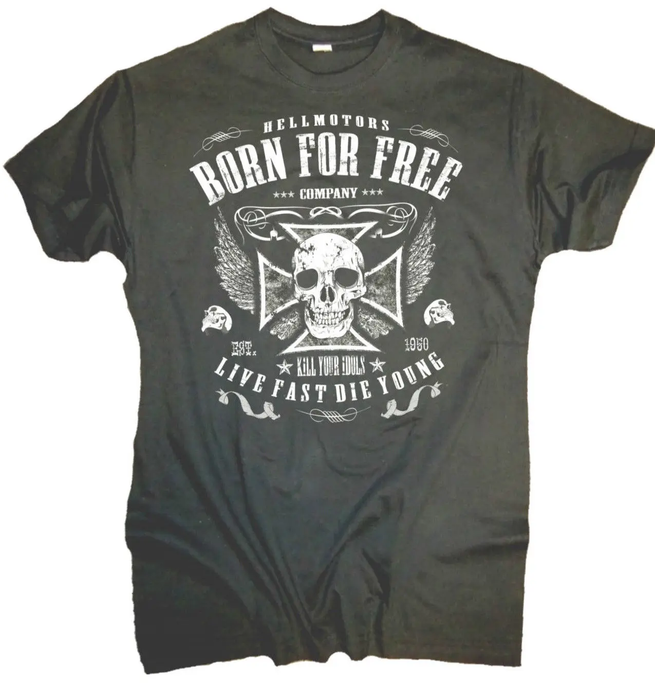 Short Sleeve for Men Clothing Summer Biker T-Shirt Born Free Hellmotors Motorcycle Shirt SKULL Rocker Hot Rod V8 Tee Shirt
Short Sleeve for Men Clothing Summer Biker T-Shirt Born Free Hellmotors Motorcycle Shirt SKULL Rocker Hot Rod V8 Tee Shirt