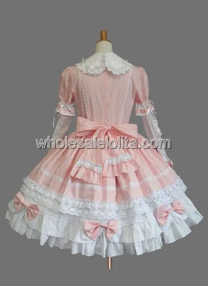Custom Made Lolita Dresses Pink Full Sleeves Ruffled Cotton Sweet Lolita Dress Lace Knee-Length 4xl 5xl 6xl Dress for Sale
Custom Made Lolita Dresses Pink Full Sleeves Ruffled Cotton Sweet Lolita Dress Lace Knee-Length 4xl 5xl 6xl Dress for Sale