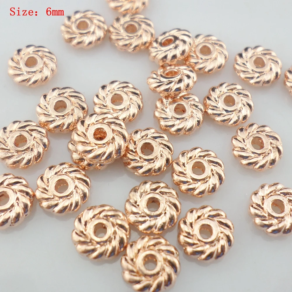 80pcs Alloy Rose Gold Small Daisy Flower Loose Charm Spacers Beads 6mm Jewelry Findings
80pcs Alloy Rose Gold Small Daisy Flower Loose Charm Spacers Beads 6mm Jewelry Findings