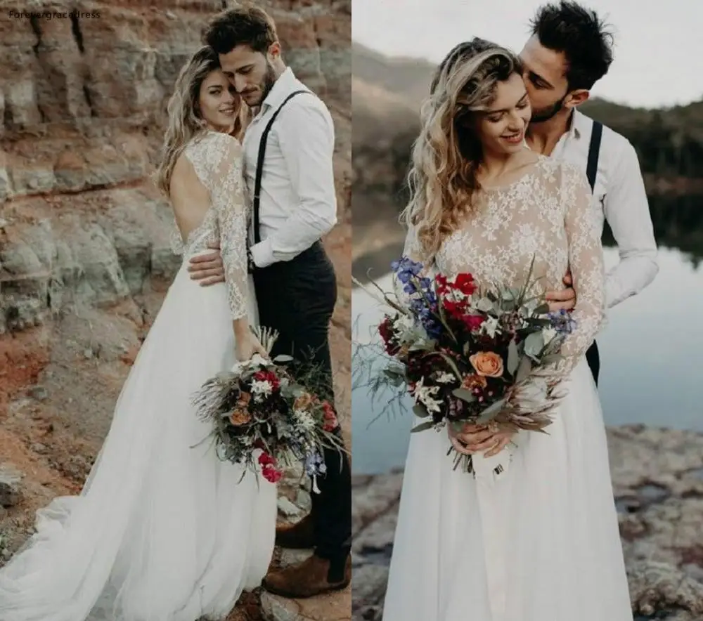 Dubai Saudi Arabia Boho Long Sleeves Wedding Dresses A Line Backless Appliques Beach Country Garden Formal Bride Bridal Gowns
Dubai Saudi Arabia Boho Long Sleeves Wedding Dresses A Line Backless Appliques Beach Country Garden Formal Bride Bridal Gowns