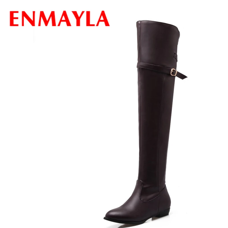 ENMAYLA Winter Women Flats Thigh High Motorcycle Boots Black Long Boots Shoes Woman Plus Size 45 Over the Knee High Knight Boots
ENMAYLA Winter Women Flats Thigh High Motorcycle Boots Black Long Boots Shoes Woman Plus Size 45 Over the Knee High Knight Boots