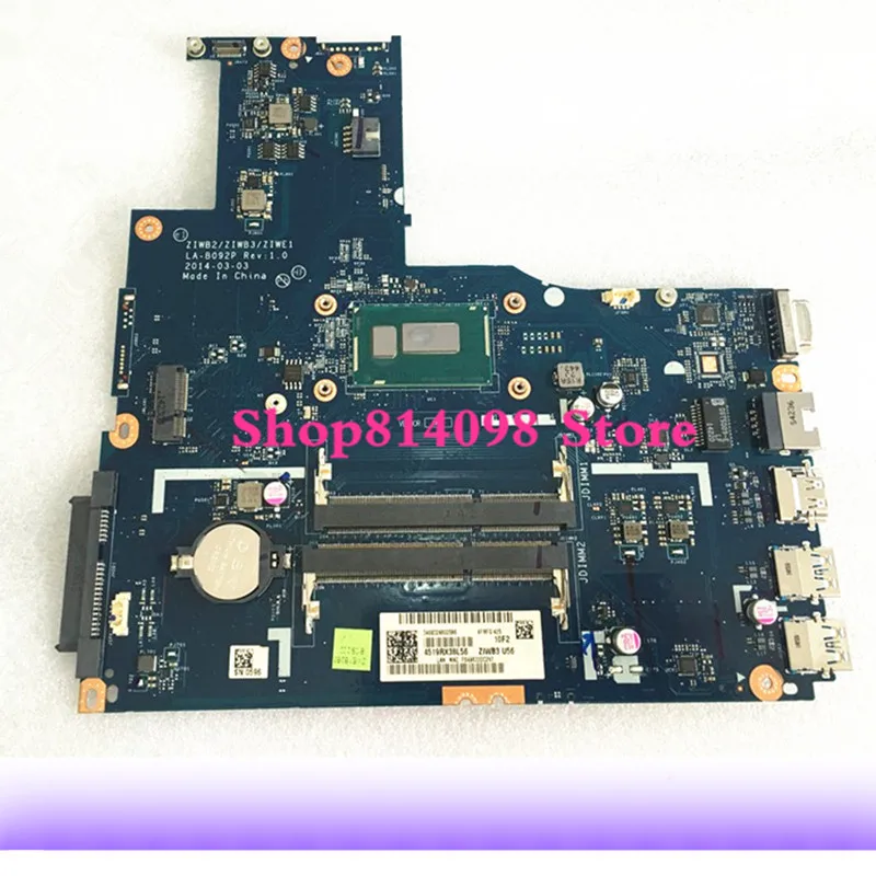 Материнская плата KEFU для Lenovo B50-70, ZIWB2 ZIWB3 ZIWE1, материнская плата с ЦП 3558u, 100% протестирована
Материнская плата KEFU для Lenovo B50-70, ZIWB2 ZIWB3 ZIWE1, материнская плата с ЦП 3558u, 100% протестирована