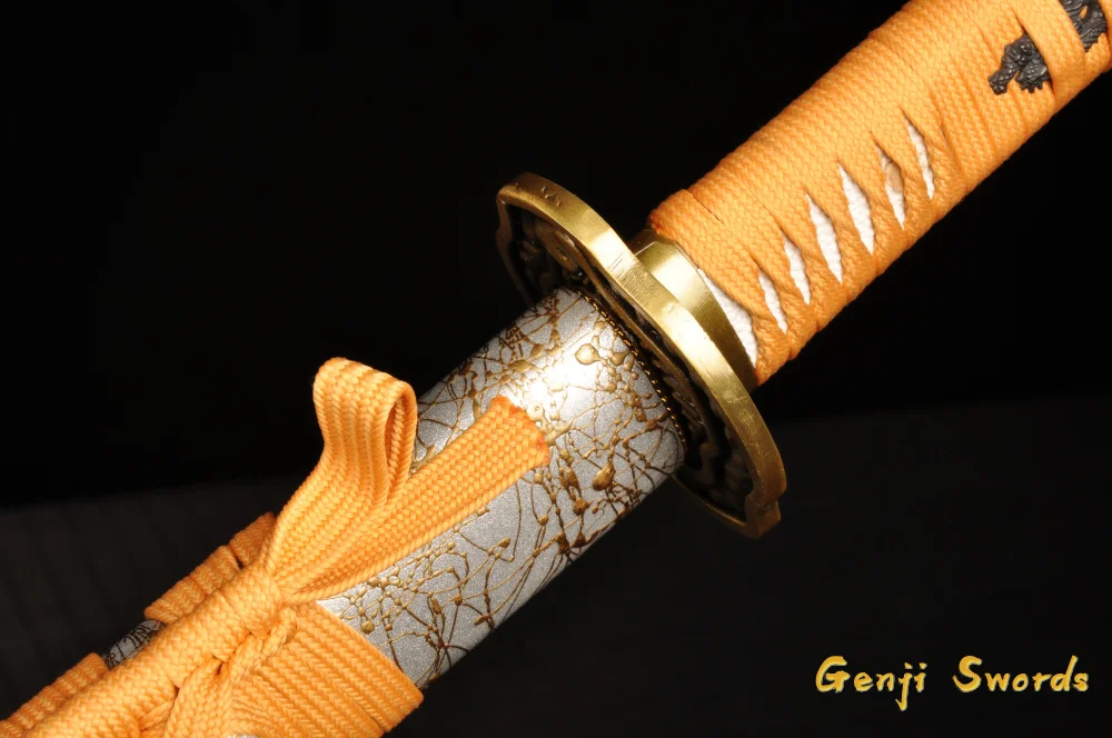 Handmade Katana Japanese Samurai Sword 1060 High Carbon Steel Sharp Blade White Snake Tsuba
Handmade Katana Japanese Samurai Sword 1060 High Carbon Steel Sharp Blade White Snake Tsuba