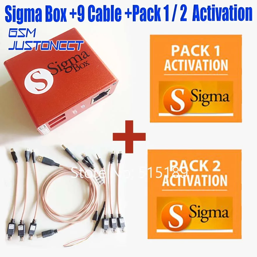gsmjustoncct sigma box +9 cable with pack1+pack2 Activation / SIGMA BOX + PACK1+ PACK2 Activation
gsmjustoncct sigma box +9 cable with pack1+pack2 Activation / SIGMA BOX + PACK1+ PACK2 Activation