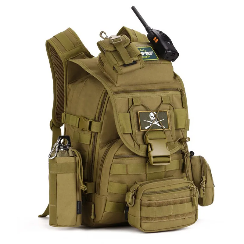 Мужской военный рюкзак сумка мужская водонепроницаемая нейлоновая камуфляжная