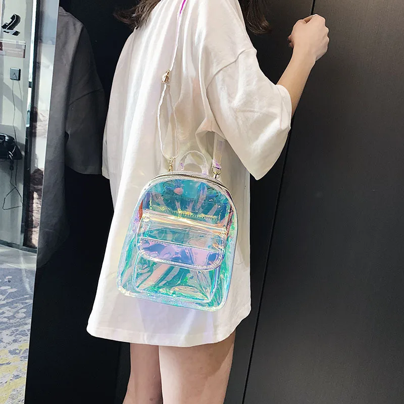 Torebki Damskie Transparent Bag Laser Bag Women's High Fashion Backpack School Bags For Girls Sac Main Femme
Torebki Damskie Transparent Bag Laser Bag Women's High Fashion Backpack School Bags For Girls Sac Main Femme