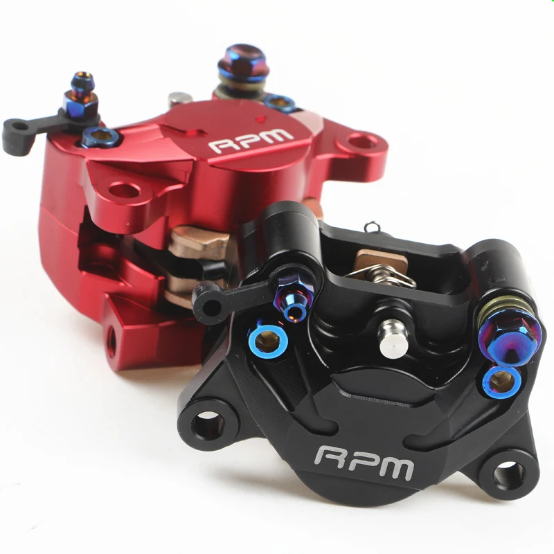 Universal Motorcycle Rear CNC RPM brake Caliper brake pump under the double small crabs calipers power 34mm piston
Universal Motorcycle Rear CNC RPM brake Caliper brake pump under the double small crabs calipers power 34mm piston