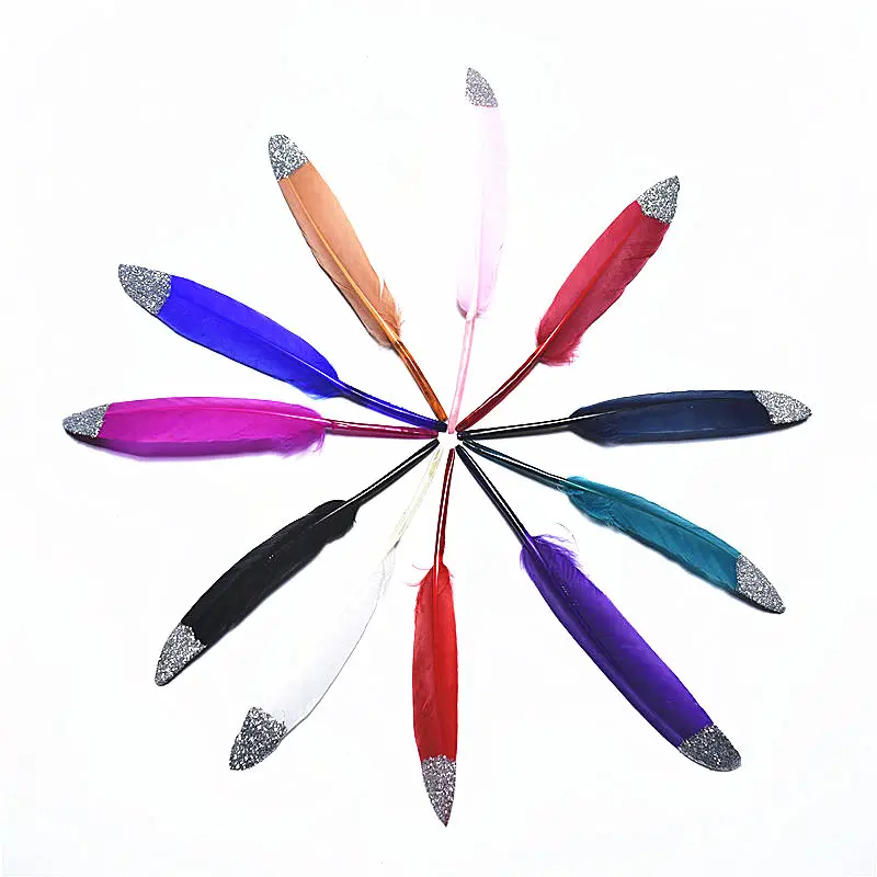 wholesale New Spray silver powder Duck feathers 100pcs 10-15cm DIY feathers for crafts and wedding decoration Accessories plumes
wholesale New Spray silver powder Duck feathers 100pcs 10-15cm DIY feathers for crafts and wedding decoration Accessories plumes