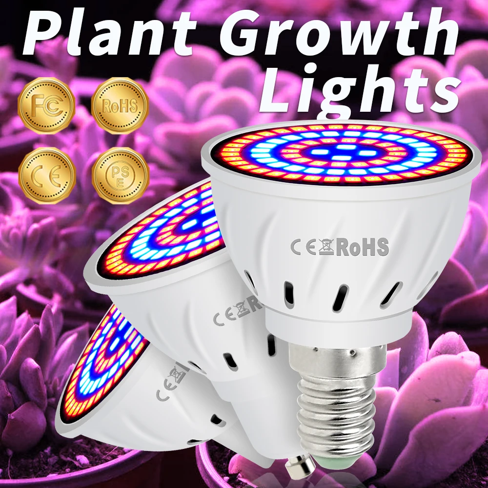 LED Grow Light E27 220V Full Spectrum LED E14 Phyto Lamp GU10 Plant Grow Light MR16 Indoor Grow LED Lamp For Plants B22 Fitolamp
LED Grow Light E27 220V Full Spectrum LED E14 Phyto Lamp GU10 Plant Grow Light MR16 Indoor Grow LED Lamp For Plants B22 Fitolamp