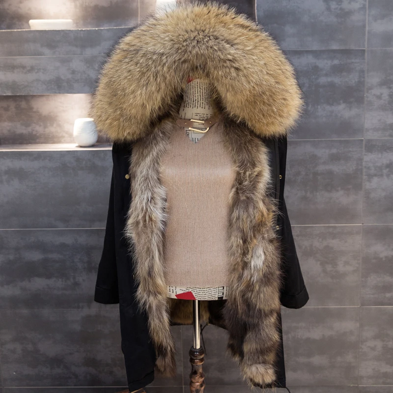 TREND-Setter 2020 Winter Army Green Women Long Real Fox Fur Coat Raccoon Natural Fur Collar Hooded Thick Warm Parkas Jacket
TREND-Setter 2020 Winter Army Green Women Long Real Fox Fur Coat Raccoon Natural Fur Collar Hooded Thick Warm Parkas Jacket