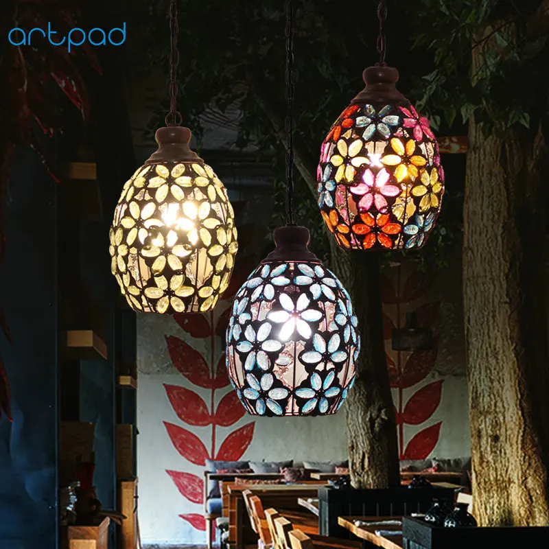 Artpad American Vintage Pendant Lamp Glass Lampshade Metal LED Nordic Bohemia Restaurant Pendant Lights For Hotel Living Room
Artpad American Vintage Pendant Lamp Glass Lampshade Metal LED Nordic Bohemia Restaurant Pendant Lights For Hotel Living Room