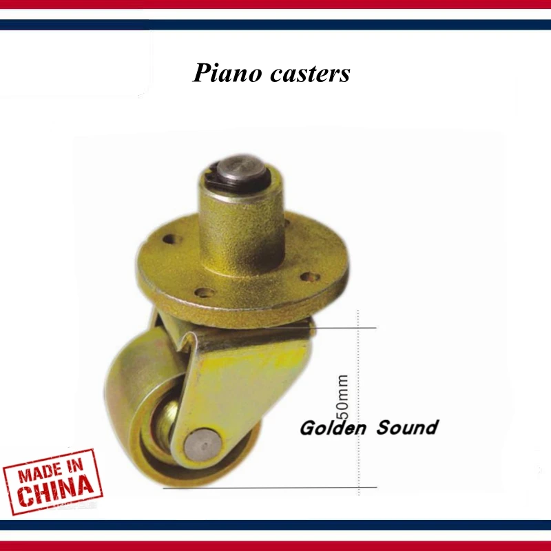 Piano tuning tools accessories - Piano casters , High 50 mm - Piano parts