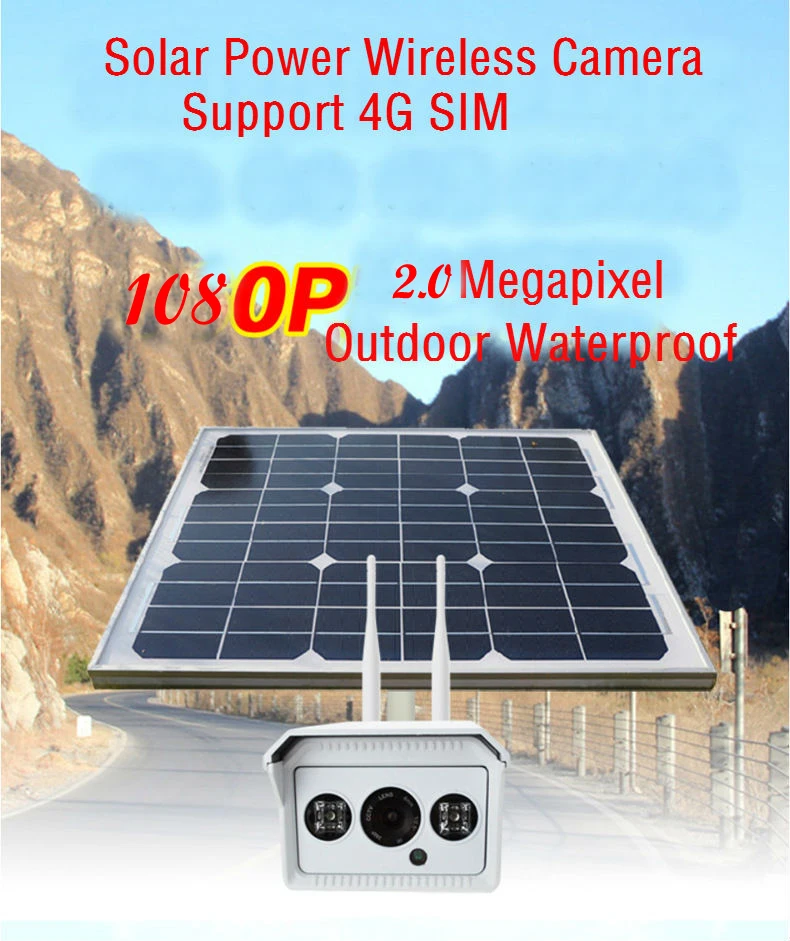 IP-камера YobangSecurity 1080P 2 0 м с солнечной батареей | Безопасность и защита