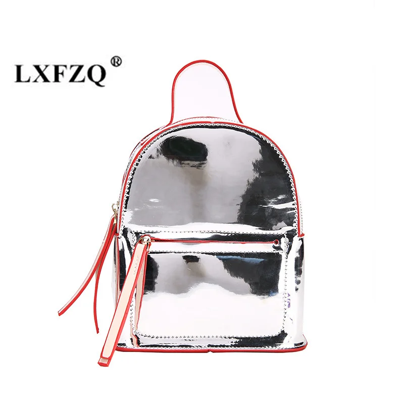 LXFZQ новые школьные сумки модная голограмма сумка светоотражающий маленький
