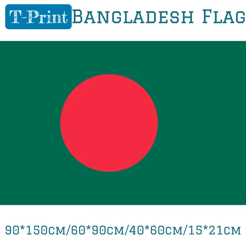 90*150cm/60*90cm/40*60cm/15*21cm Hanging Bangladesh Flag For National Day Games Event Office Home decoration
90*150cm/60*90cm/40*60cm/15*21cm Hanging Bangladesh Flag For National Day Games Event Office Home decoration