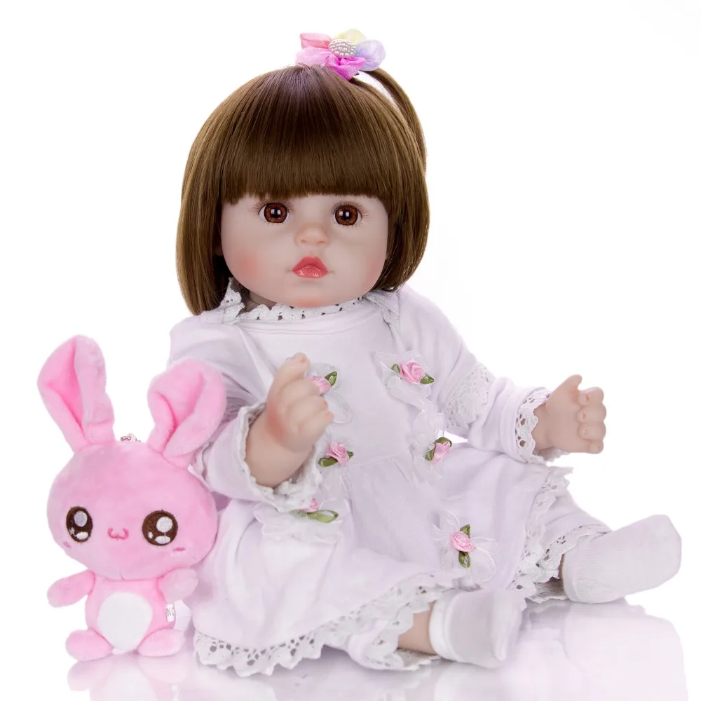 Cute girl reborn bebes bonecas 18" 43cm handmade silicone reborn baby dolls toys gift
Cute girl reborn bebes bonecas 18" 43cm handmade silicone reborn baby dolls toys gift