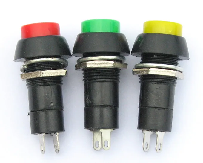 PBS-11A (with lock) PBS-11B (without lock) 12mm Push Button Switch Latching Momentary Switch
PBS-11A (with lock) PBS-11B (without lock) 12mm Push Button Switch Latching Momentary Switch