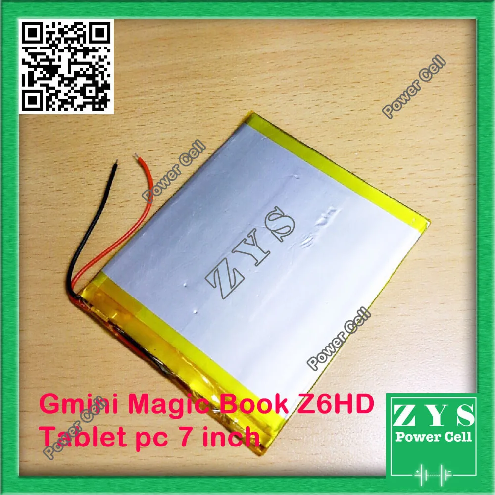 Безопасная упаковка (уровень 4) 3 7 В литий ионный аккумулятор для Gmini Magic Book Z6HD tablet pc