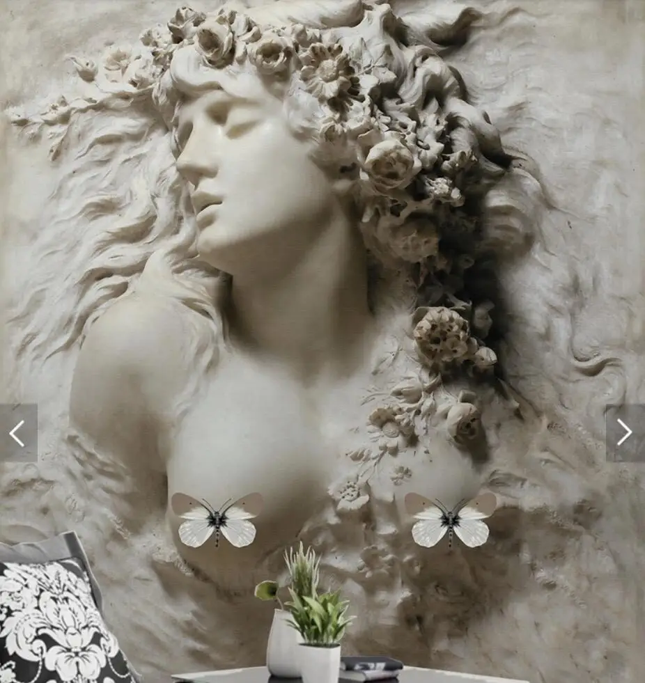 3D Embossed Girl Wallpaper Wall Mural HD Printed Photo Wall Murals for Bedroom Figure Wall Paper Roll Wall Coverings Custom
3D Embossed Girl Wallpaper Wall Mural HD Printed Photo Wall Murals for Bedroom Figure Wall Paper Roll Wall Coverings Custom