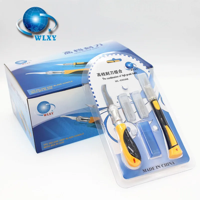 Высококачественный нож WLXY 9303AB, нож для гравировки, ручка, резьба, инструменты для рукоделия, скрапбукинг, канцелярские принадлежности
Высококачественный нож WLXY 9303AB, нож для гравировки, ручка, резьба, инструменты для рукоделия, скрапбукинг, канцелярские принадлежности