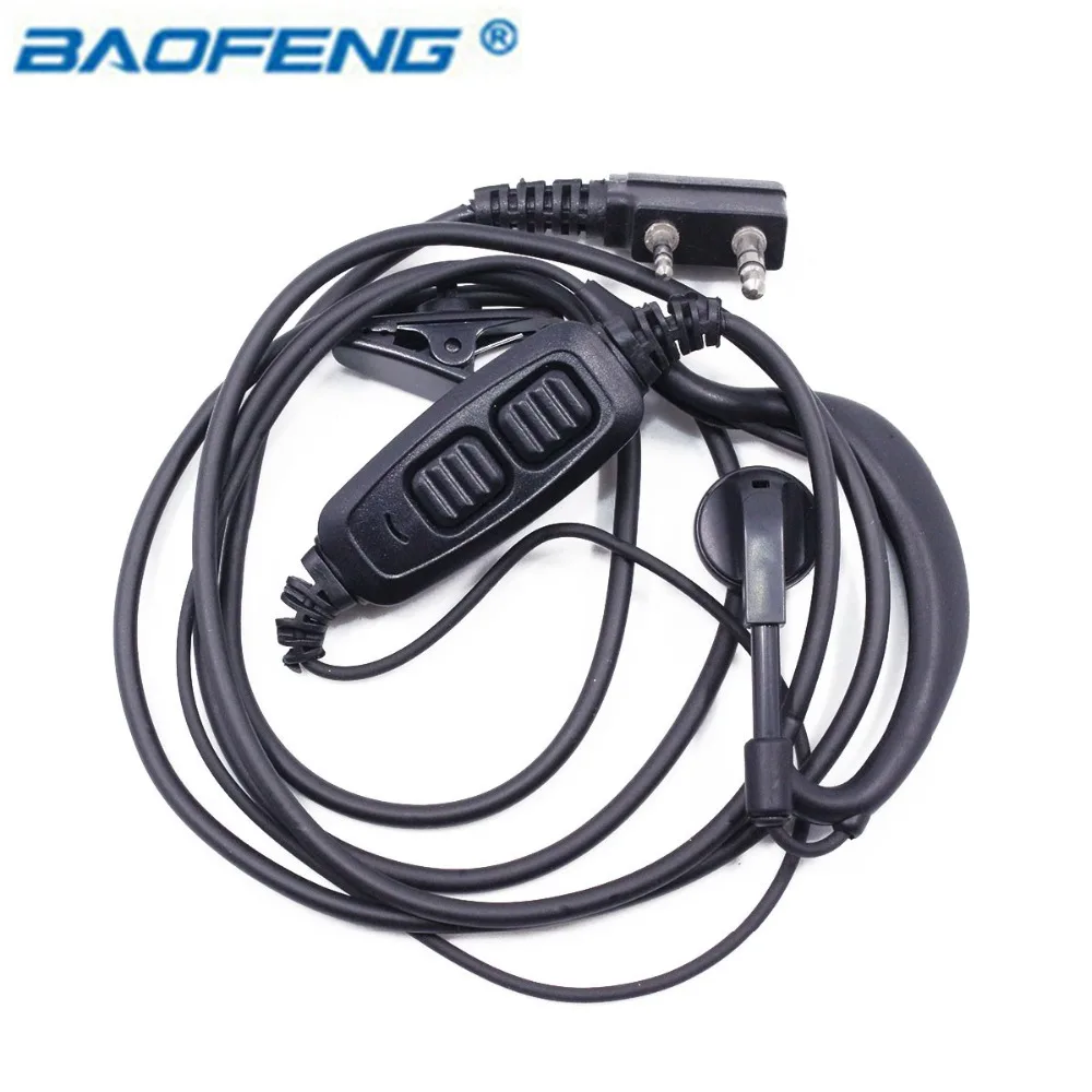 Наушники Baofeng с двойной PTT гарнитурой и микрофоном|baofeng uv-82|2pcs baofengdual ptt |