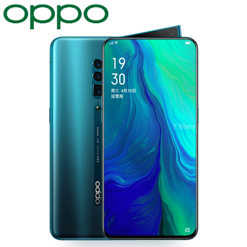 Оригинальный запечатанный мобильный телефон OPPO Reno 10x zoom Android 9 Snapdragon 855 Octa Core 48MP Cam
