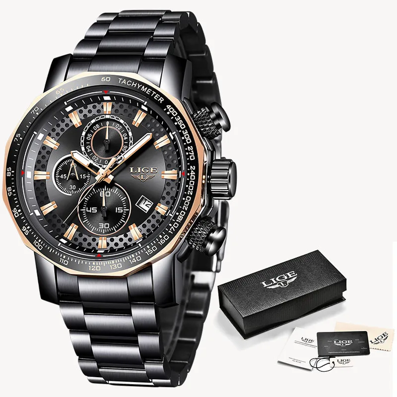 LIGE Mens Watches Top Brand Luxury Men Fashion Luxury Sport Watch Business Waterproof Wrist Watch Quartz Clock Relogio Masculino
LIGE Mens Watches Top Brand Luxury Men Fashion Luxury Sport Watch Business Waterproof Wrist Watch Quartz Clock Relogio Masculino