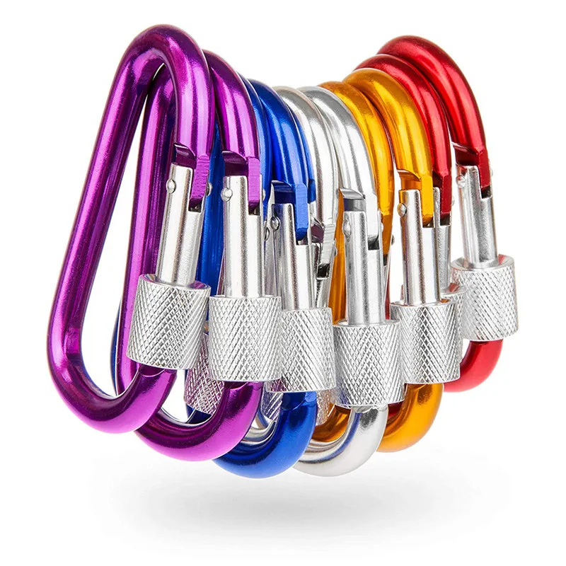 Multicolor Locking D Ring Shape Clips Best For Outdoor Camping Fishing Hiking 10PCS Hanging climbing climbing supplies A1
Multicolor Locking D Ring Shape Clips Best For Outdoor Camping Fishing Hiking 10PCS Hanging climbing climbing supplies A1