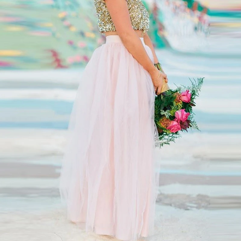 Baby pink Tulle Long Skirts Womens Custom Made Fashion Birdal Wedding Skirts Romantic Bohemian Beach Outdoir Style Maxi Skirt
Baby pink Tulle Long Skirts Womens Custom Made Fashion Birdal Wedding Skirts Romantic Bohemian Beach Outdoir Style Maxi Skirt