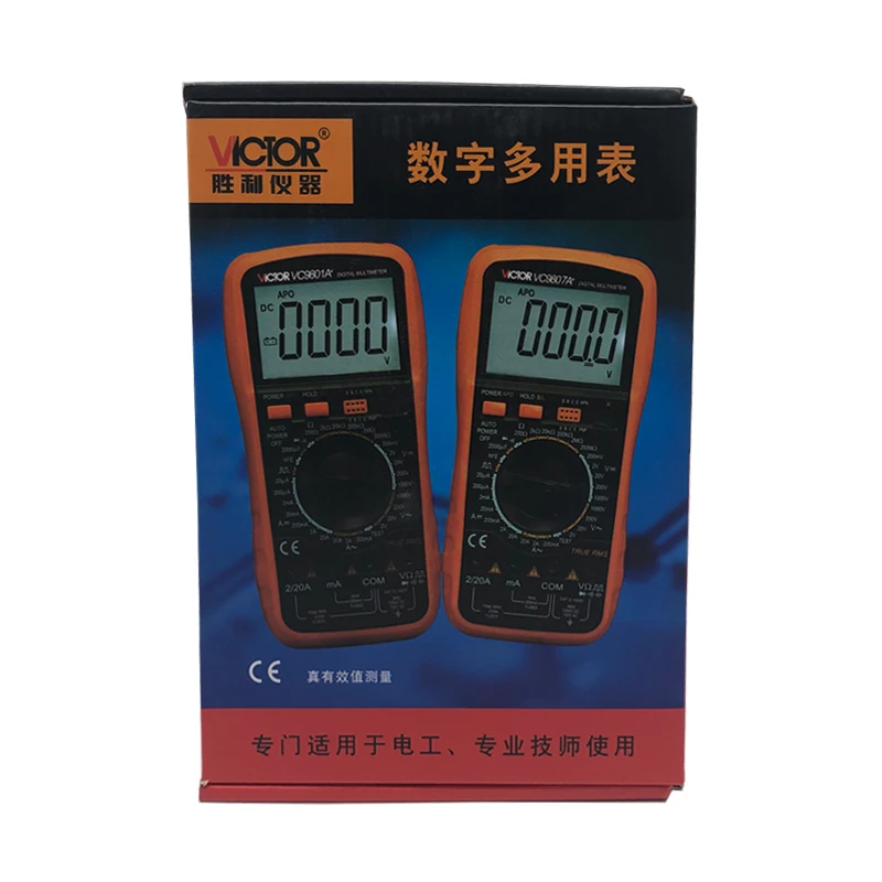 VC-97 Auto Manual Digital Multimeter Thermometer Voltmeter Tester Resistance Professional True RMS Digits 4000 Counts
VC-97 Auto Manual Digital Multimeter Thermometer Voltmeter Tester Resistance Professional True RMS Digits 4000 Counts