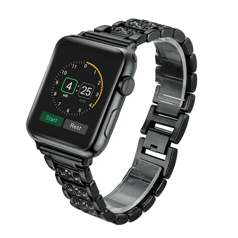 Ремешок для Apple Watch, стразы из сплава, со стразами, из нержавеющей стали, роскошный браслет для часов, ремешки для Apple
Ремешок для Apple Watch, стразы из сплава, со стразами, из нержавеющей стали, роскошный браслет для часов, ремешки для Apple