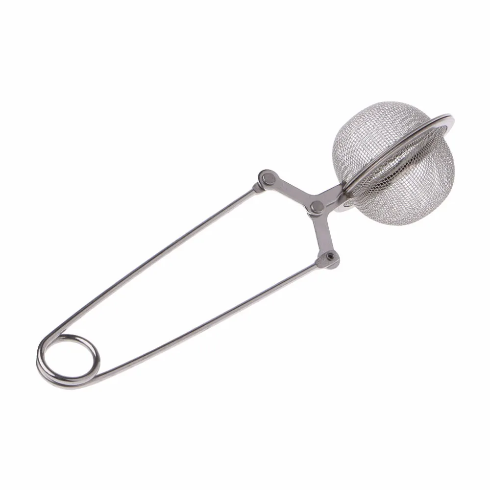 Handle Mesh Strainer Snap Ball Loose Leaf Tea Infuser Stainless Steel Secure Locking Tea Accessories C42
Handle Mesh Strainer Snap Ball Loose Leaf Tea Infuser Stainless Steel Secure Locking Tea Accessories C42